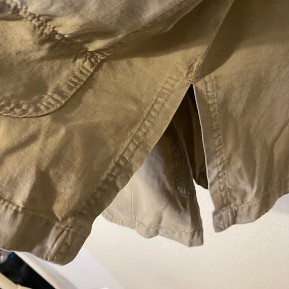 Vintage Jones NY Sport Taupe Tencel Cotton Lightweight Fall Jacket Size Large - Picture 4 of 9